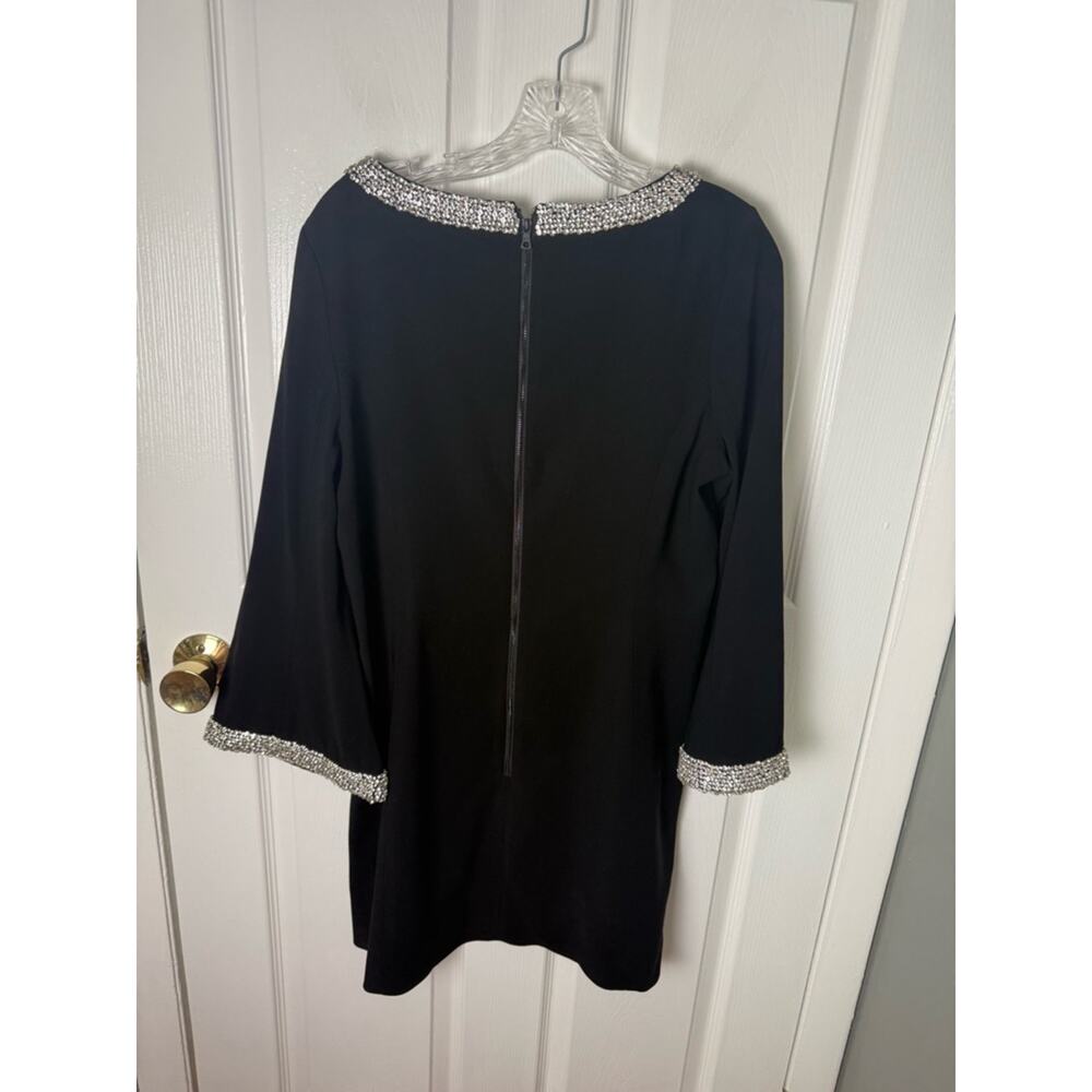 Alice + Olivia Mailynn Embellished Trim Mini Dress 12 - Picture 7 of 11